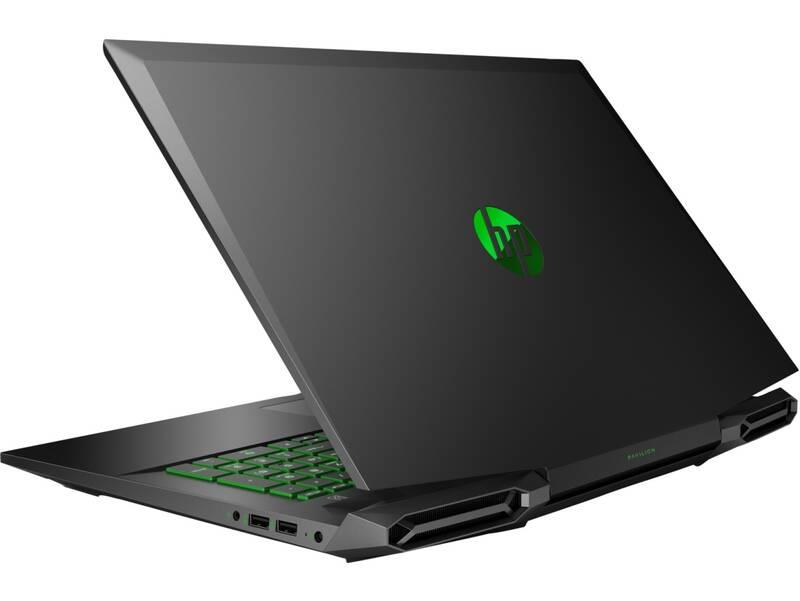 Notebook HP Pavilion Gaming 17-cd0020nc černý zelený