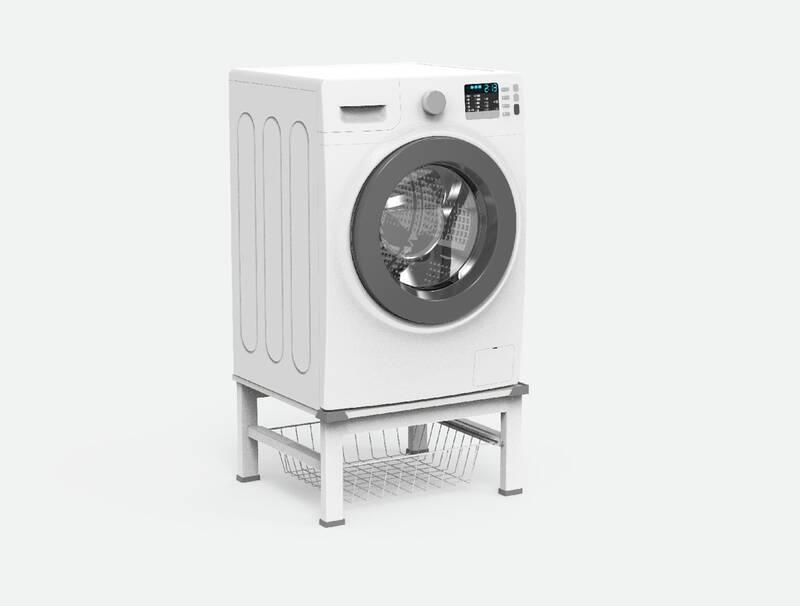 Podstavec pod pračku Meliconi Torre Space bílé