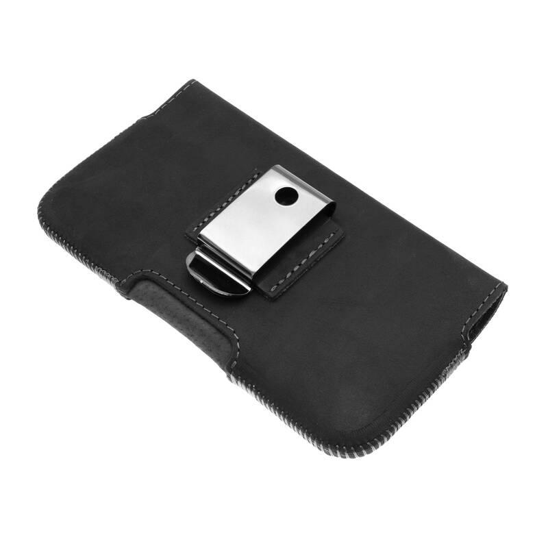 Pouzdro na mobil FIXED Posh se zavíráním, 4XL černé