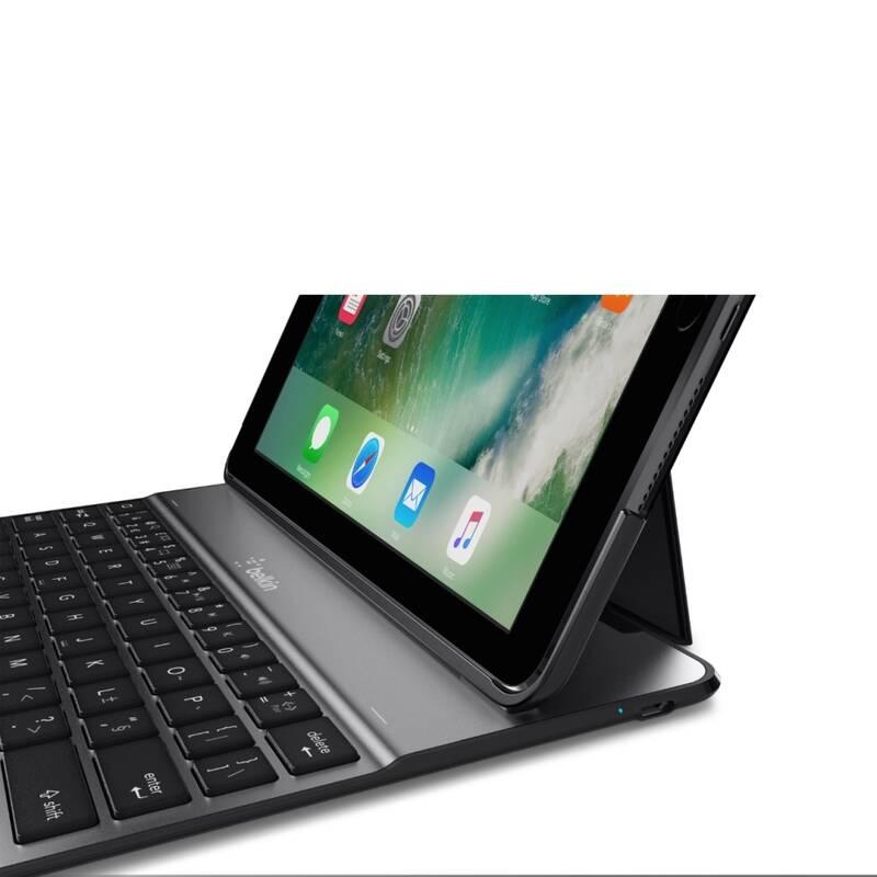 Pouzdro na tablet s klávesnicí Belkin pro Apple iPad Air a 9.7" iPad 2017 2018 černé