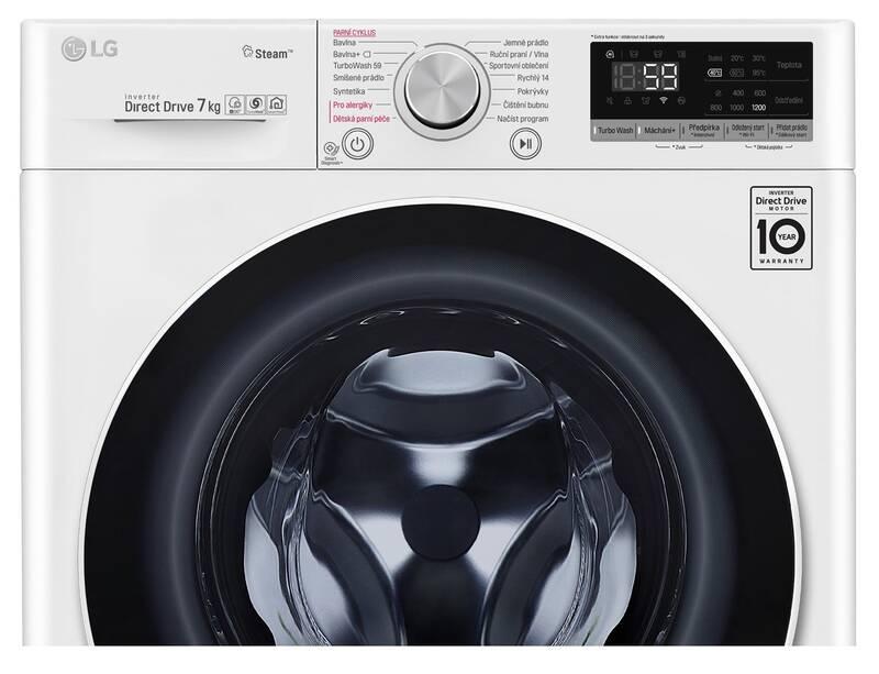 Pračka LG F2WN7S7S0 bílá