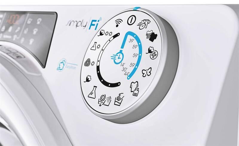 Pračka se sušičkou Candy ROW 4854DXH 1-S bílá barva