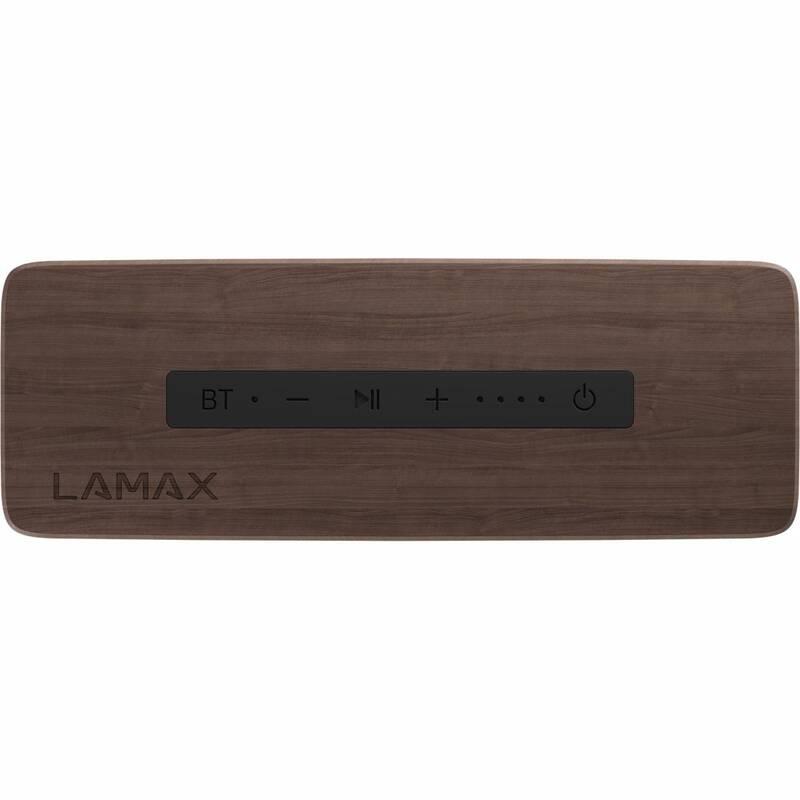 Přenosný reproduktor LAMAX Flow1 dřevo, Přenosný, reproduktor, LAMAX, Flow1, dřevo