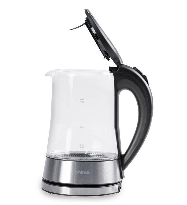 Rychlovarná konvice Orava VK-4017 B černá sklo