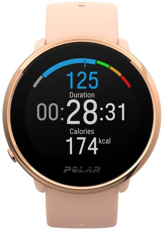 Sporttester Polar Ignite vel. S růžový