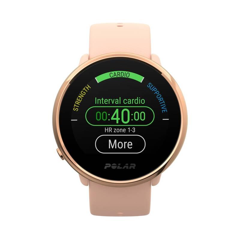 Sporttester Polar Ignite vel. S růžový