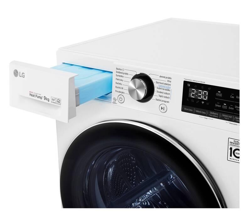 Sušička prádla LG RC91V9AV2W bílá