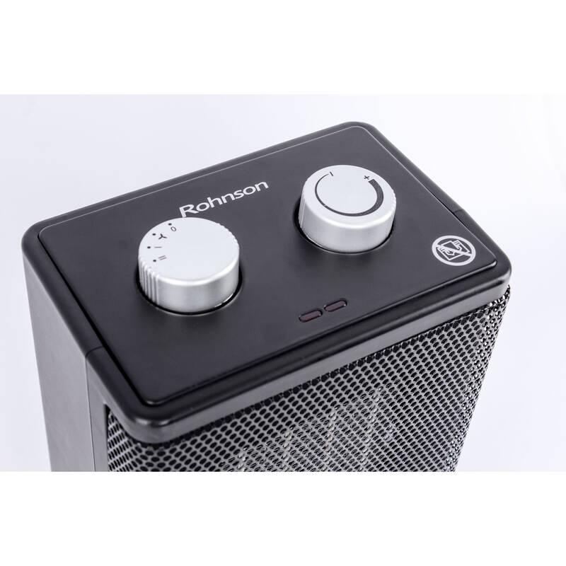 Teplovzdušný ventilátor Rohnson R-8068 černý