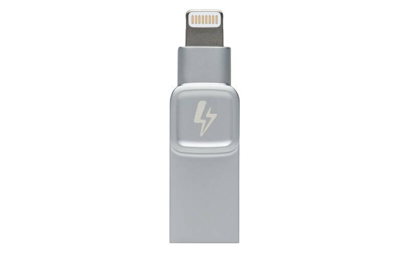 USB Flash Kingston DataTraveler Bolt Duo 128GB pro Apple stříbrný