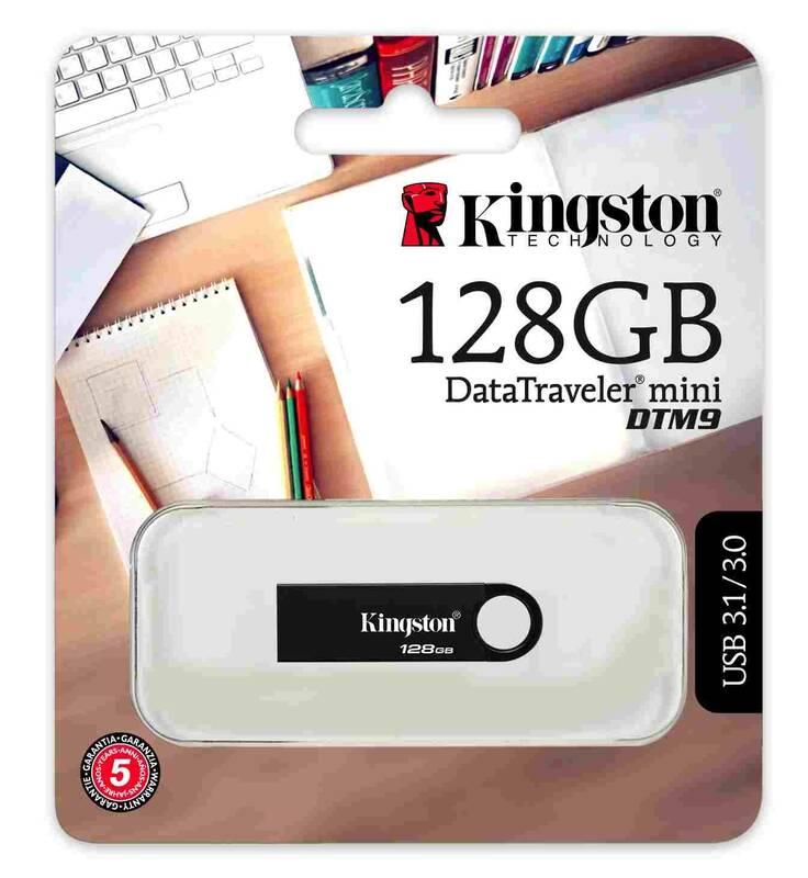 USB Flash Kingston DataTraveler Mini9 128GB černý