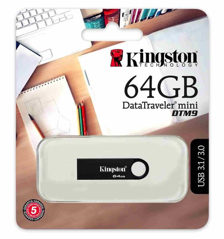 USB Flash Kingston DataTraveler Mini9 64GB černý