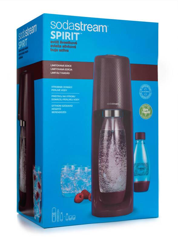 Výrobník sodové vody SodaStream Spirit PLUM, Výrobník, sodové, vody, SodaStream, Spirit, PLUM