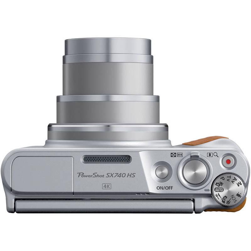 Digitální fotoaparát Canon PowerShot SX740 HS, TRAVEL KIT stříbrný, Digitální, fotoaparát, Canon, PowerShot, SX740, HS, TRAVEL, KIT, stříbrný
