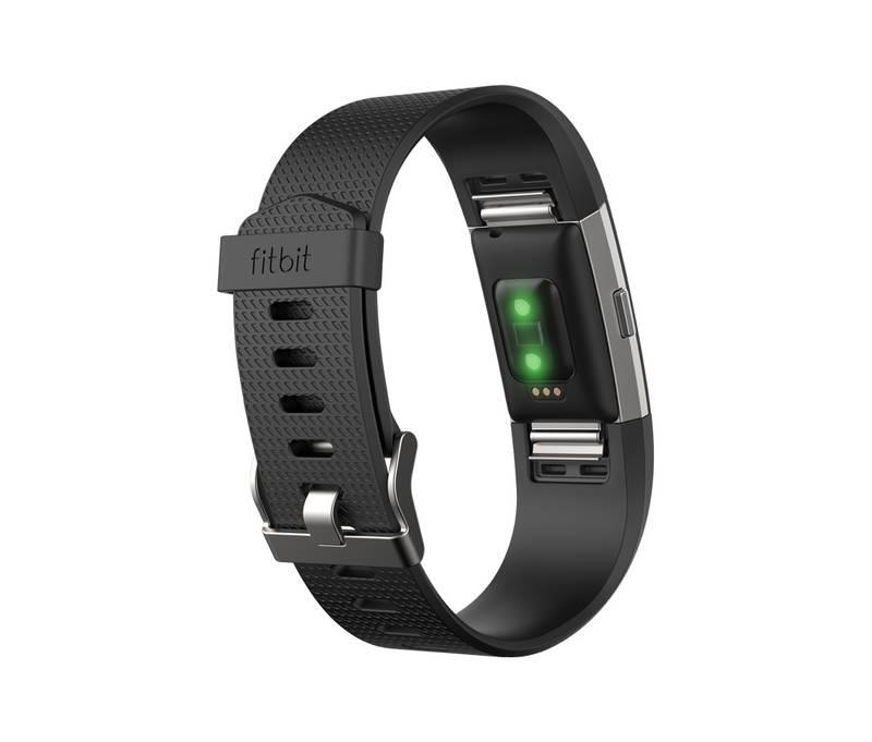 Fitness náramek Fitbit Charge 2 large - Black Silver