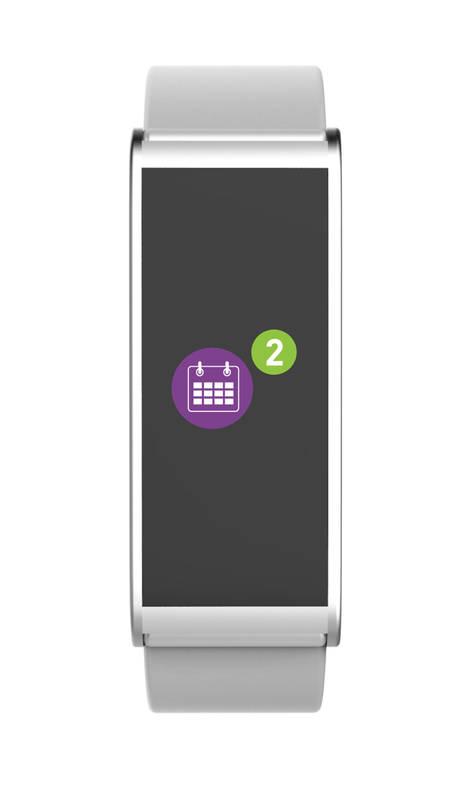 Fitness náramek MyKronoz ZeFit4 stříbrný bílý