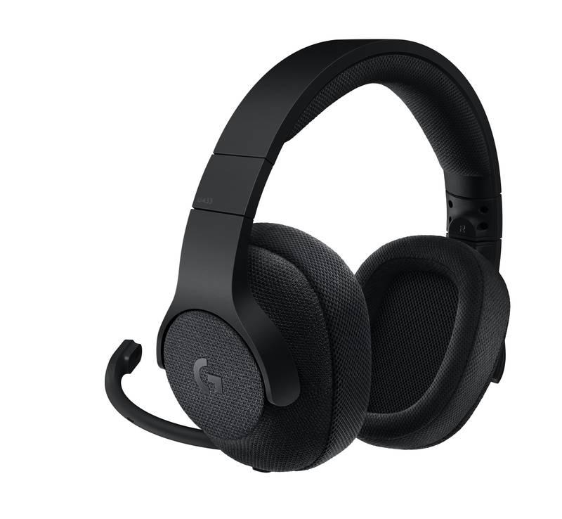 Headset Logitech Gaming G433 7.1 Surround černý