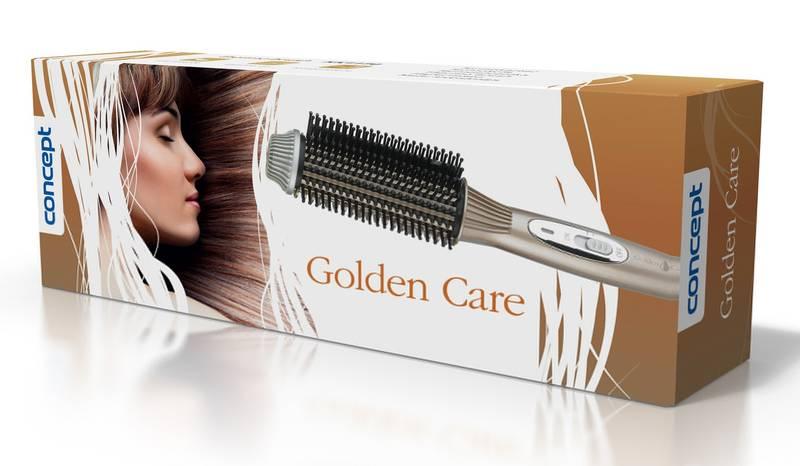 Kartáč na vlasy Concept Golden Care KK-1170 zlatá, Kartáč, na, vlasy, Concept, Golden, Care, KK-1170, zlatá