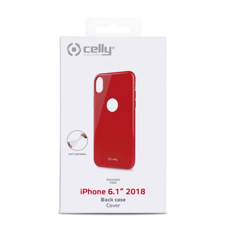 Kryt na mobil Celly Gelskin pro Apple iPhone XR červený