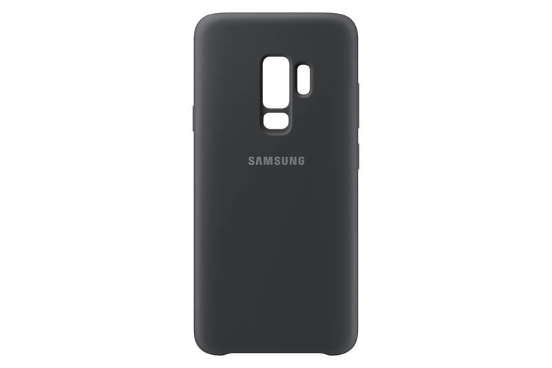 Kryt na mobil Samsung Silicon Cover pro Galaxy S9 černý