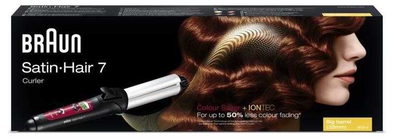 Kulma Braun SatinHair 7 EC2 černá stříbrná