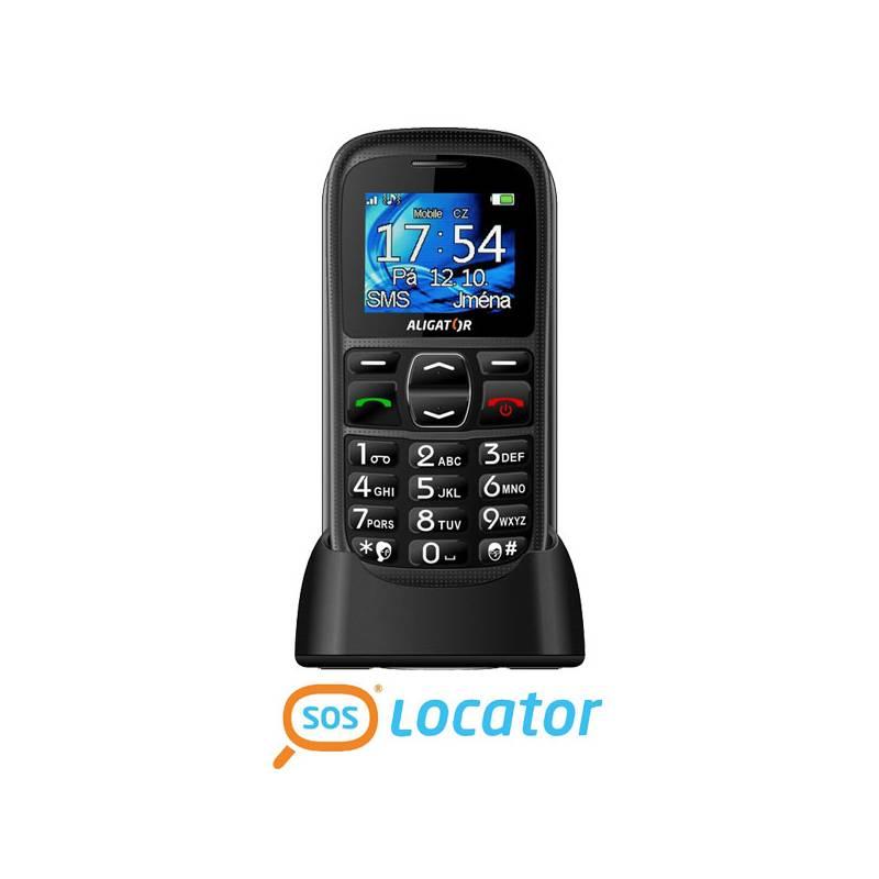 Mobilní telefon Aligator A420 černý, Mobilní, telefon, Aligator, A420, černý