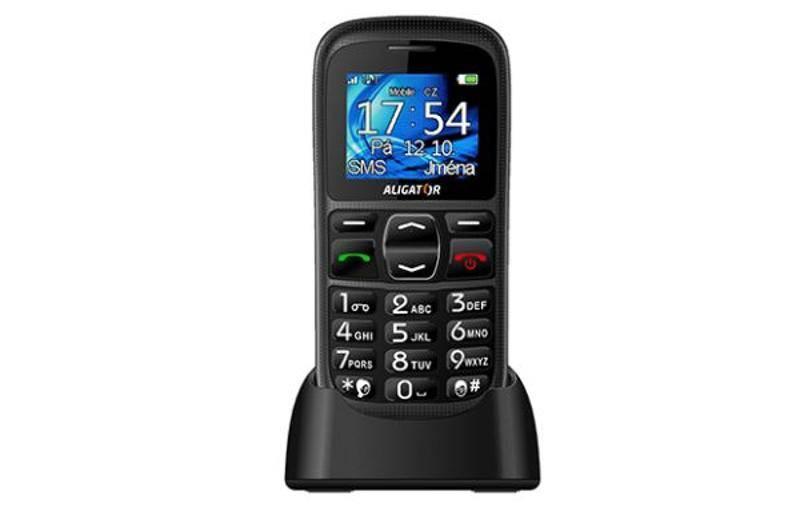 Mobilní telefon Aligator A420 černý