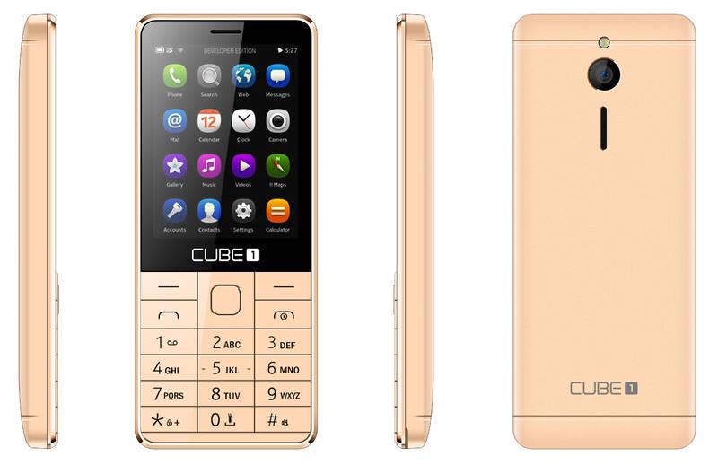 Mobilní telefon CUBE 1 F300 zlatý