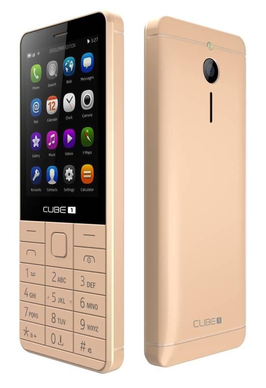 Mobilní telefon CUBE 1 F300 zlatý