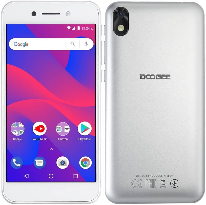 Mobilní telefon Doogee X11 Dual SIM stříbrný, Mobilní, telefon, Doogee, X11, Dual, SIM, stříbrný