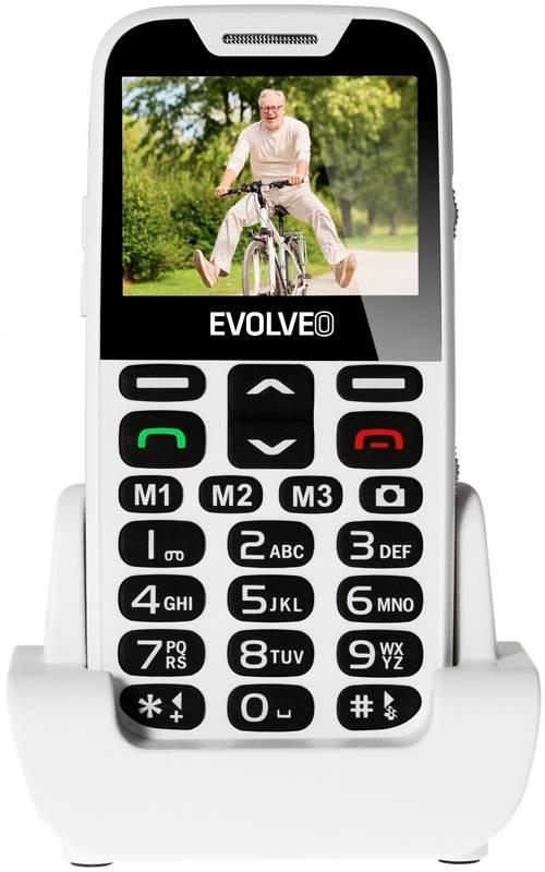 Mobilní telefon Evolveo EVOLVEO EasyPhone XD pro seniory bílý