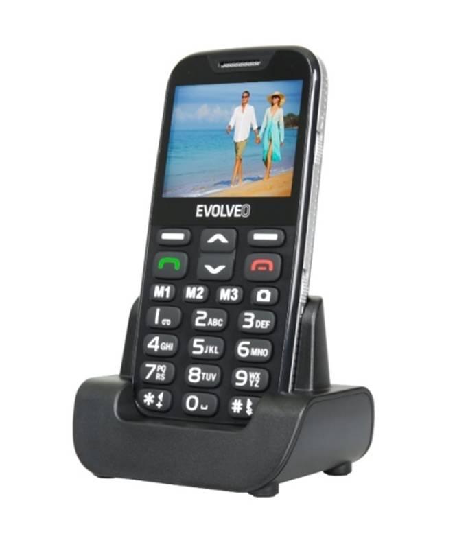 Mobilní telefon Evolveo EVOLVEO EasyPhone XD pro seniory černý