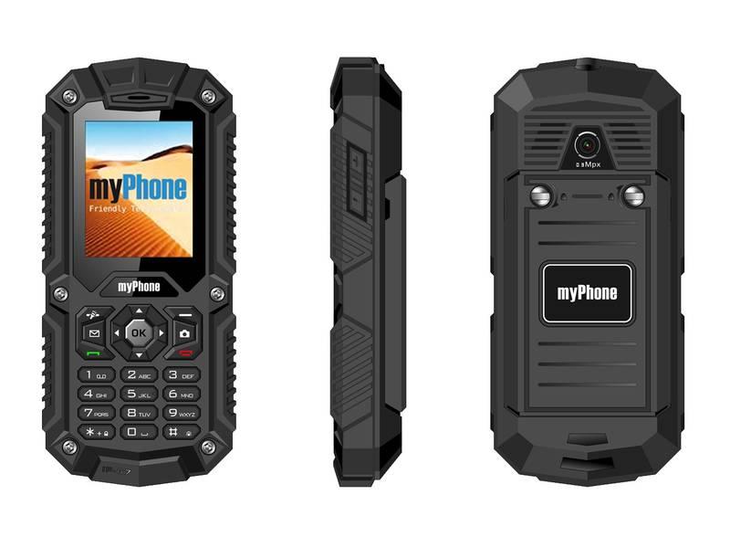 Mobilní telefon myPhone HAMMER DUAL SIM černý