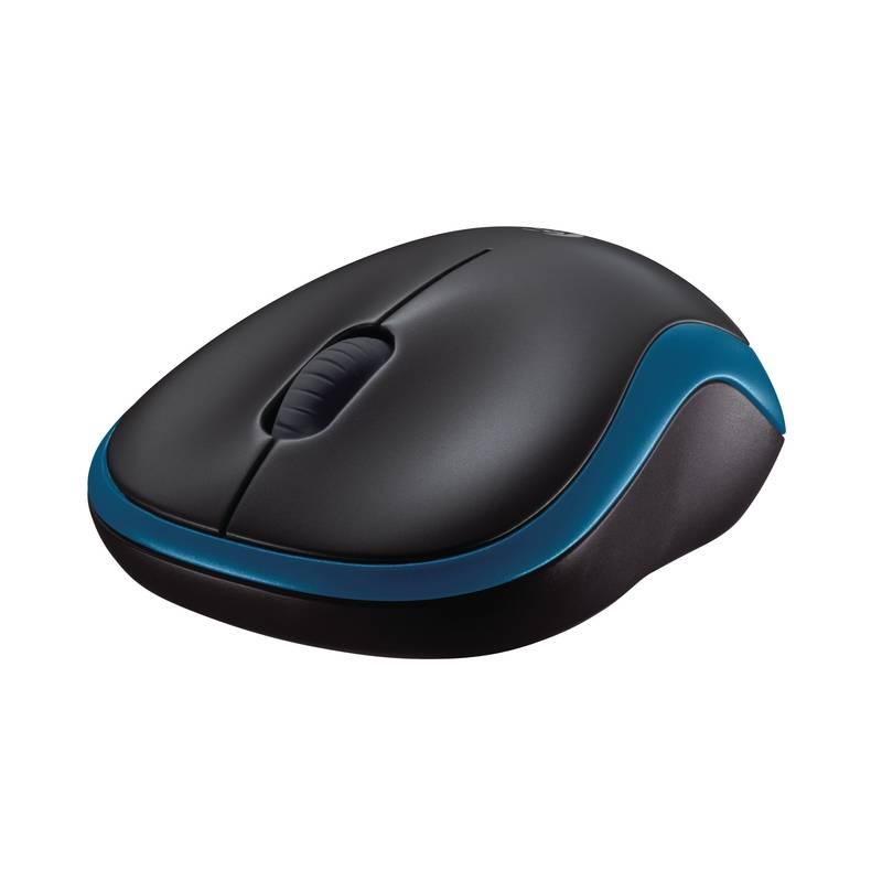 Myš Logitech Wireless Mouse M185 modrá