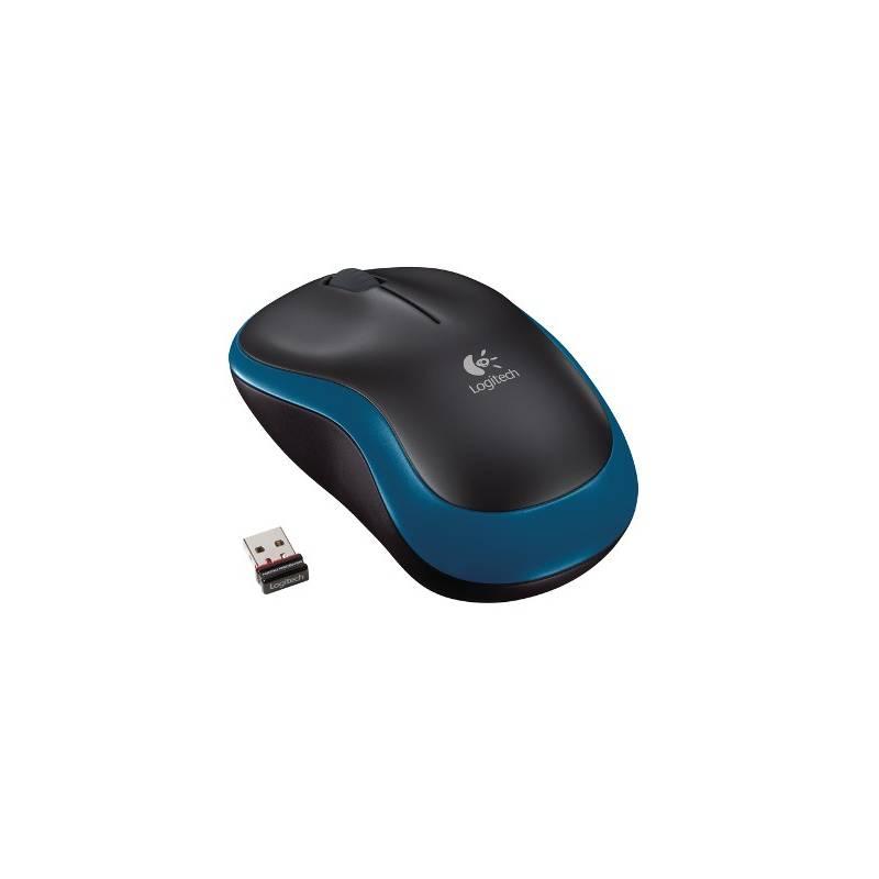 Myš Logitech Wireless Mouse M185 modrá