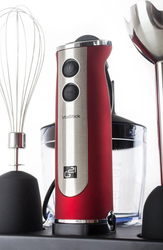 Ponorný mixér G21 VitalStick Red Black černý červený