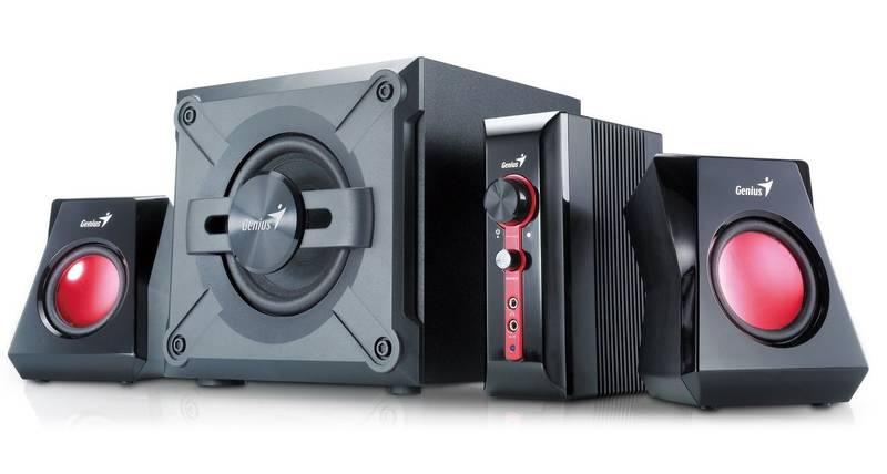 Reproduktory Genius GX Gaming SW-G2.1 1250 černá červená