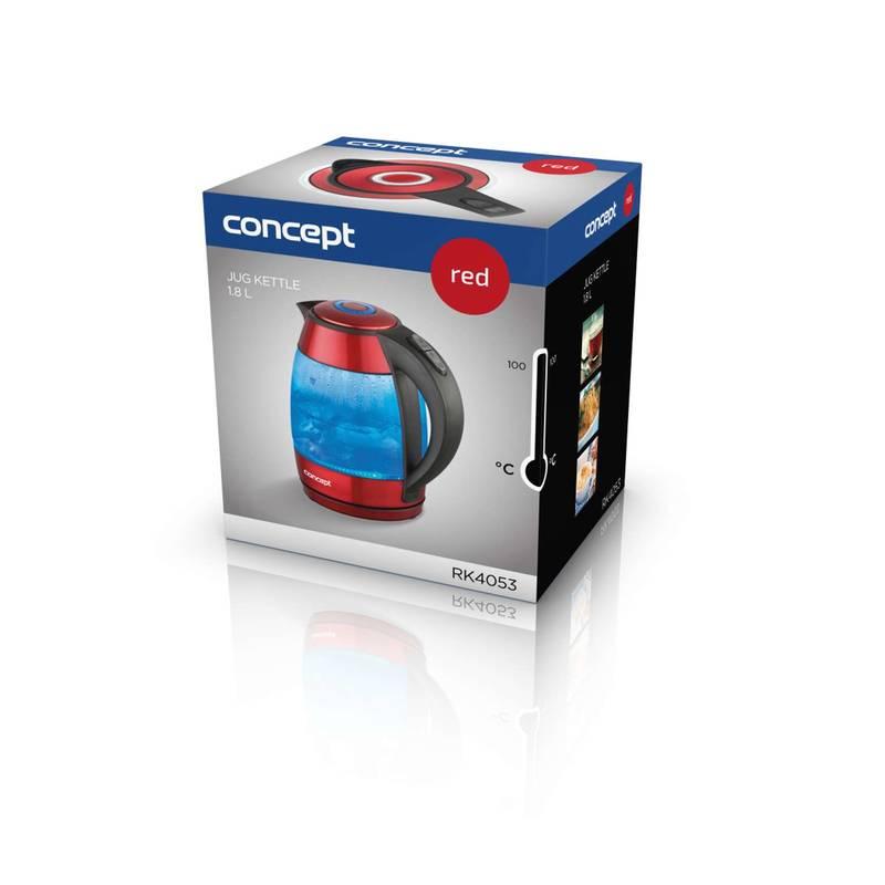 Rychlovarná konvice Concept RK4053 červená