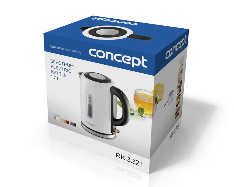 Rychlovarná konvice Concept SPECTRUM RK3221 bílá