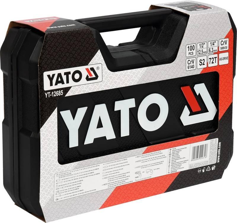 Sada nářadí YATO 100 ks aku šroubovák YT-12685