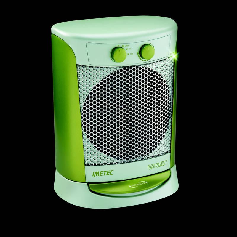 Teplovzdušný ventilátor Imetec 4928C bílý zelený, Teplovzdušný, ventilátor, Imetec, 4928C, bílý, zelený