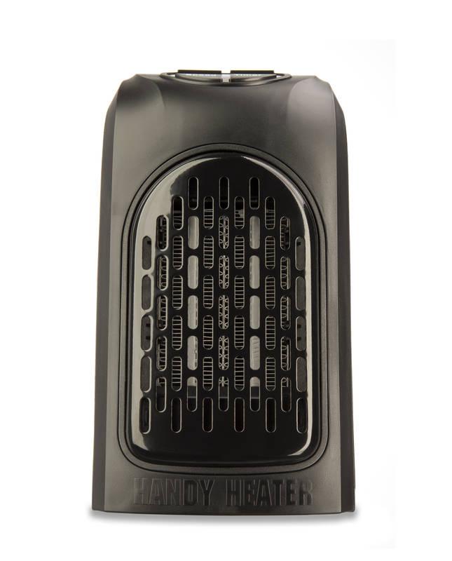 Teplovzdušný ventilátor Rovus Handy heater černý