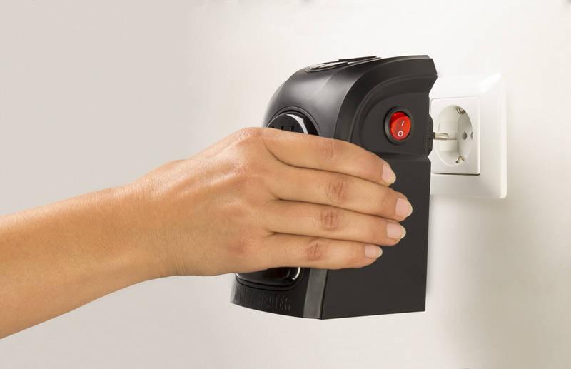 Teplovzdušný ventilátor Rovus Handy heater černý