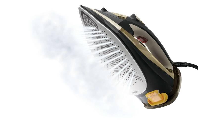 Žehlička Philips Azur Performer Plus GC4527 00 černá zlatá