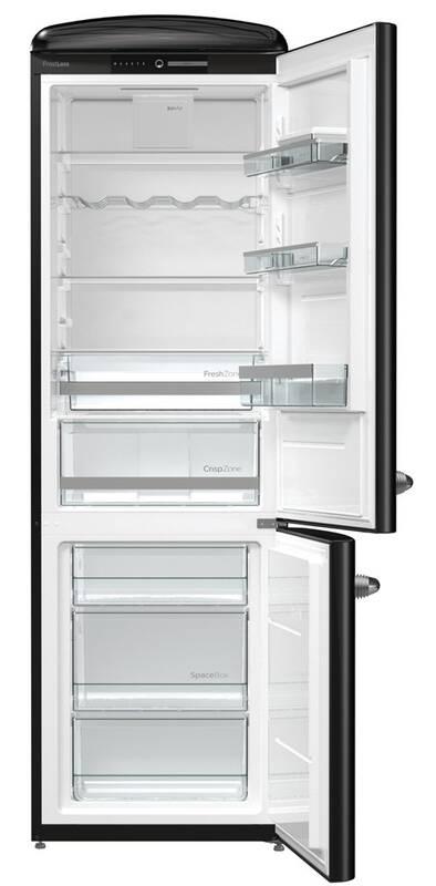 Chladnička s mrazničkou Gorenje Retro ORK193BK černá