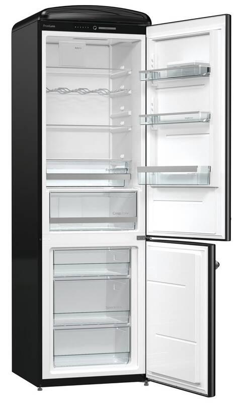 Chladnička s mrazničkou Gorenje Retro ORK193BK černá