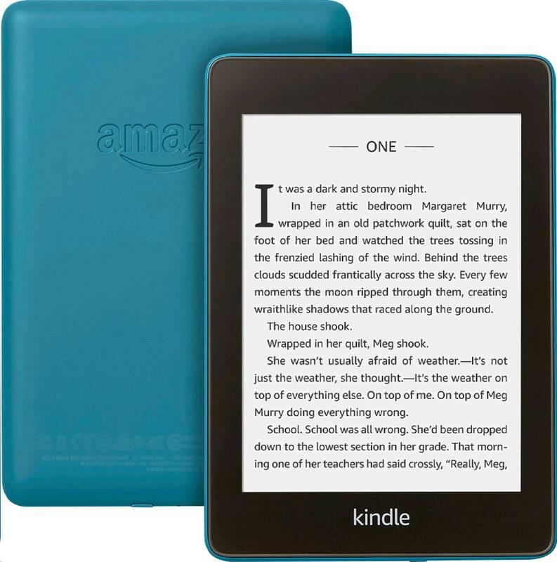 Čtečka e-knih Amazon Kindle Paperwhite 4 2018 s reklamou modrá, Čtečka, e-knih, Amazon, Kindle, Paperwhite, 4, 2018, s, reklamou, modrá
