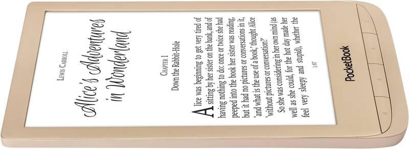 Čtečka e-knih Pocket Book 627 Touch Lux 4 Limitovaná edice s obalem zlatá