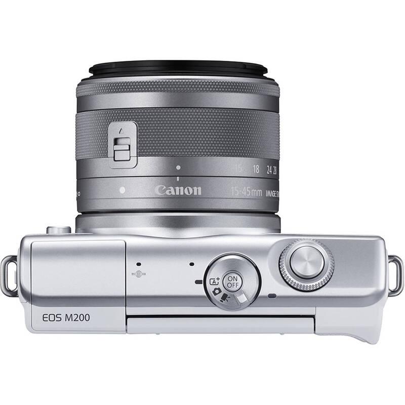 Digitální fotoaparát Canon EOS M200 EF-M 15-45 IS STM bílý