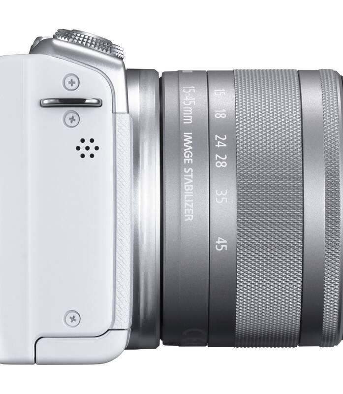 Digitální fotoaparát Canon EOS M200 EF-M 15-45 IS STM bílý, Digitální, fotoaparát, Canon, EOS, M200, EF-M, 15-45, IS, STM, bílý