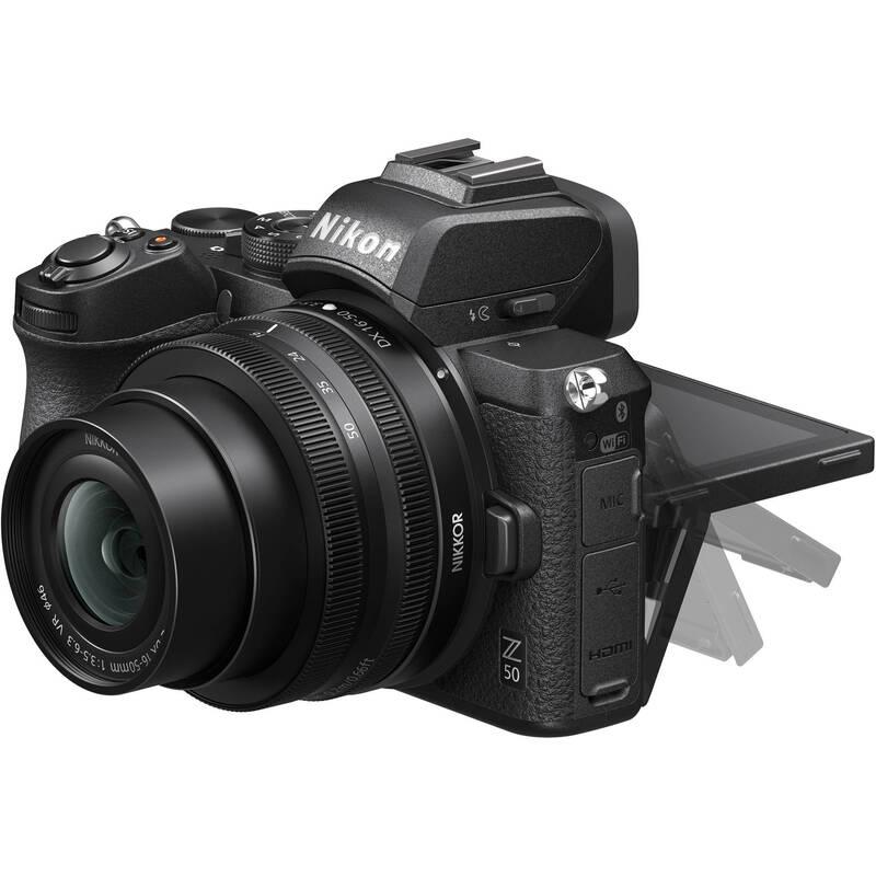 Digitální fotoaparát Nikon Z50 16-50 VR 50-250 VR černý, Digitální, fotoaparát, Nikon, Z50, 16-50, VR, 50-250, VR, černý